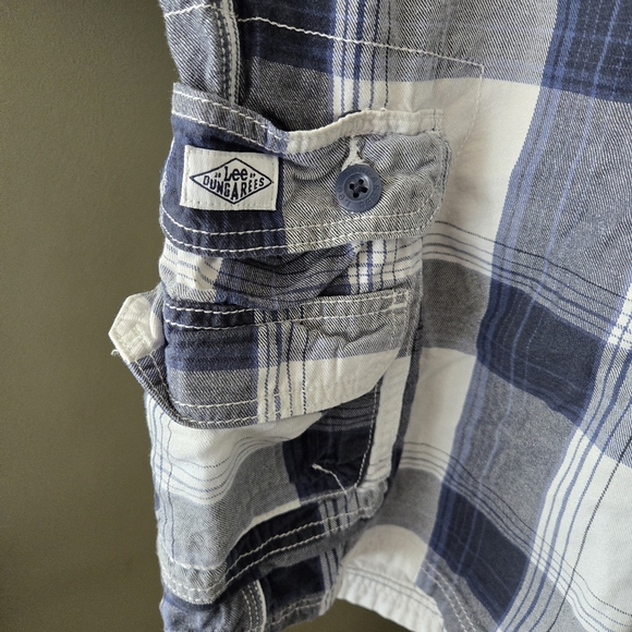 Men Lee Dungarees Shorts sz 34 - Picture 3 of 6